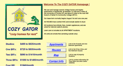 Desktop Screenshot of cozygator.com